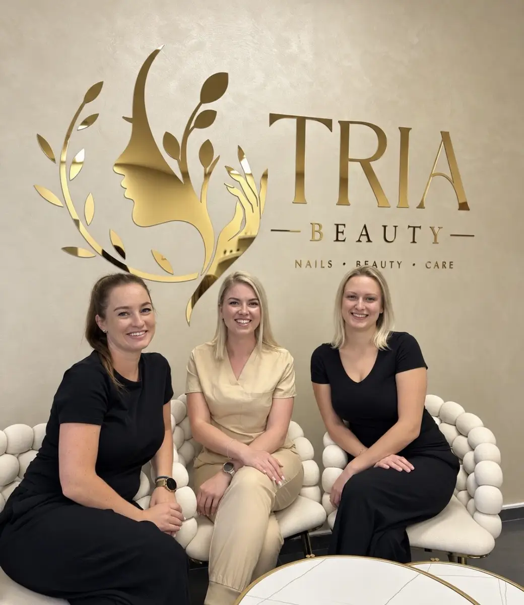 Veronika, Anna a Kateřina v salonu Tria Beauty v Olomouci